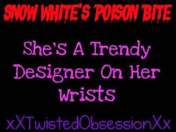 Snow White's Poison Bite : She's a Trendy Designer on Her Wrists